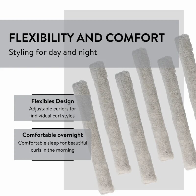 Parsa Beauty ID Microfibre Bendy Rollers комплект за къдрене на косата 6 бр.