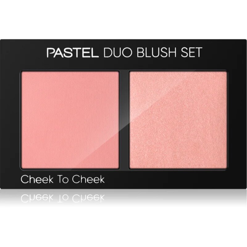 Pastel Profashion Duo Blush Set Cheek To Cheek палитра с ружове цвят 10 Hot Pink 2x4.3 гр.
