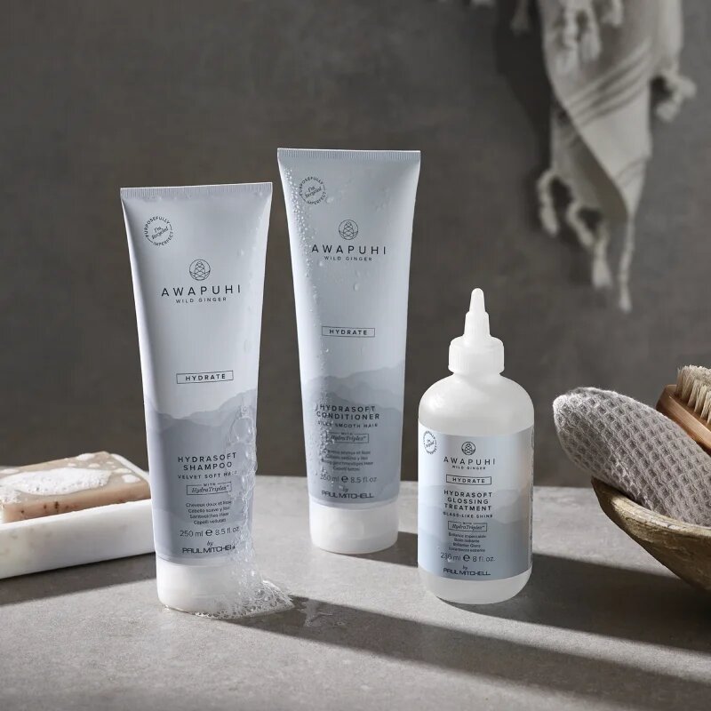 Paul Mitchell Awapuhi Wild Ginger HydraSoft Glossing Treatment интензивна грижа за коса за здрав блясък 236 мл.