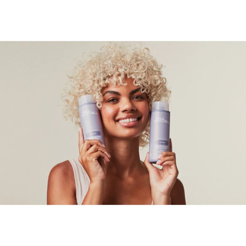Paul Mitchell Blonde Forever Blonde Conditioner балсам за изрусена коса коса с кичури със студени руси нюанси 300 мл.
