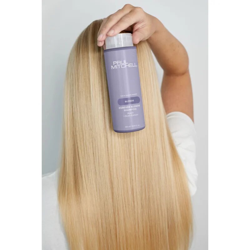 Paul Mitchell Blonde Forever Blonde Shampoo шампоан за изрусена коса коса с кичури със студени руси нюанси 300 мл.