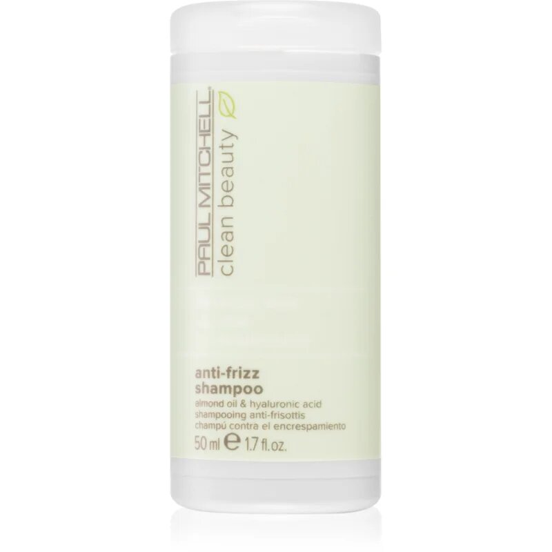 Paul Mitchell Clean Beauty Anti-Frizz изглаждащ шампоан за непокорна коса 50 мл.