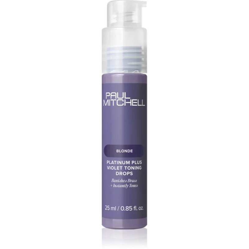 Paul Mitchell Platinum Plus Violet Toning Drops капки неутрализиращ жълтеникавите оттенъци 25 мл.