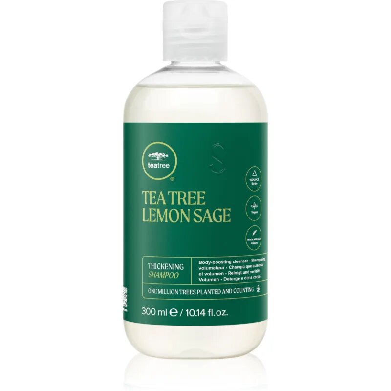 Paul Mitchell Tea Tree Lemon Sage енергизиращ шампоан за възобновяване гъстотата на косата 300 мл.