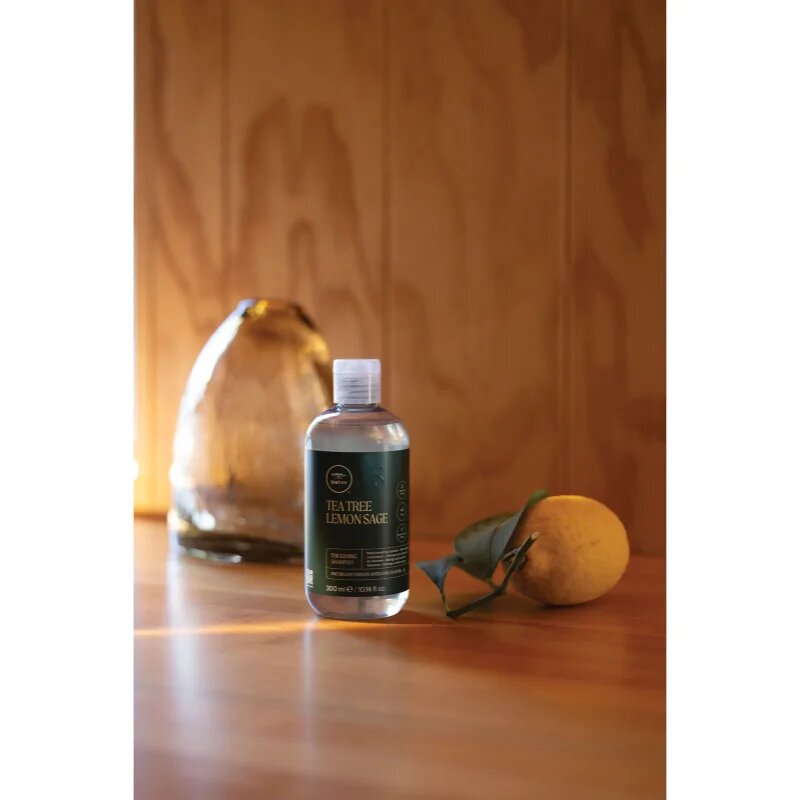 Paul Mitchell Tea Tree Lemon Sage енергизиращ шампоан за възобновяване гъстотата на косата 300 мл.