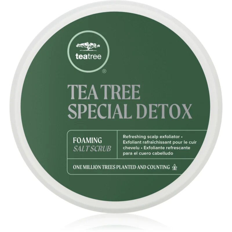 Paul Mitchell Tea Tree Special Detox Foaming Salt Scrub пилинг-пяна за коса и скалп 184 мл.