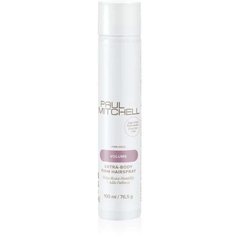 Paul Mitchell Volume Extra-Body Firm Hairspray лак за коса със силна фиксация за обем и блясък 100 мл.