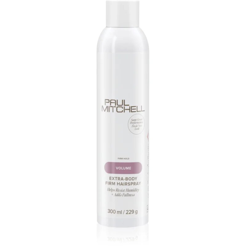Paul Mitchell Volume Extra-Body Firm Hairspray лак за коса със силна фиксация за обем и блясък 300 мл.