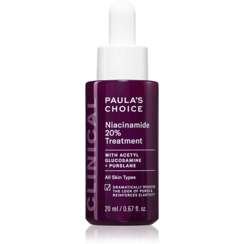 Paula's Choice Clinical Niacinamide 20% Treatment грижа за лице с ниацинамид 20 мл.