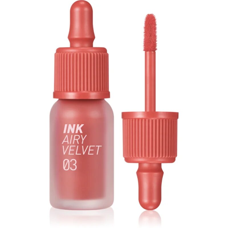 peripera Ink Airy Velvet крем-червило с матиращ ефект цвят 03 Cartoon Coral 4 гр.