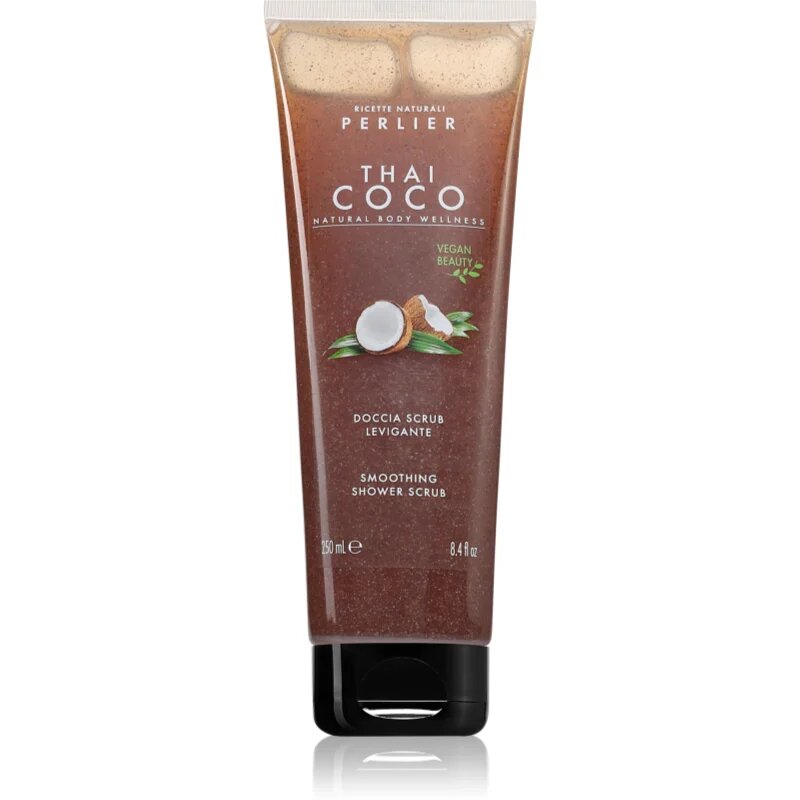 Perlier Thai Coco Smoothing Shower Scrub пилинг за тяло 250 мл.