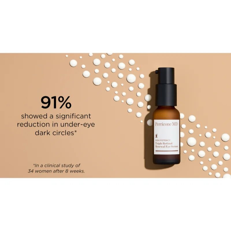 Perricone MD High Potency Triple Retinol Renewal Eye Serum подмладяващ серум за очи с ретинол 15 мл.