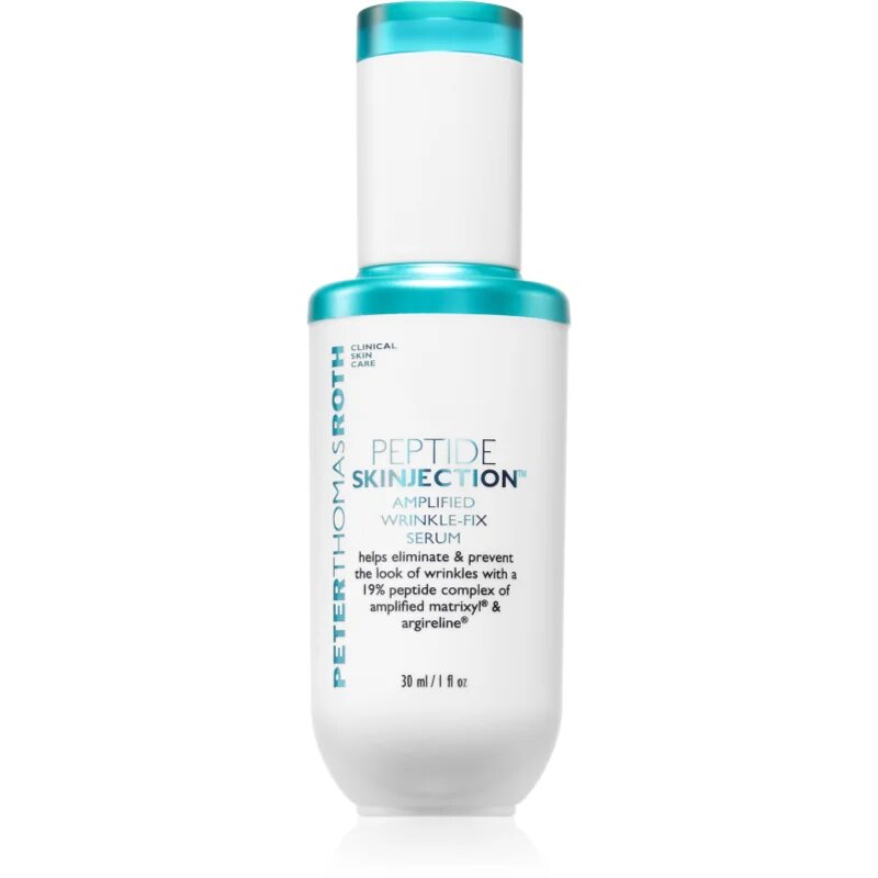 Peter Thomas Roth Peptide Skinjection™ Amplified Wrinkle-Fix Serum Refillable интензивен стягащ серум за мигновено изглаждане на бръчките за многократ