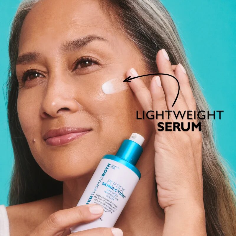 Peter Thomas Roth Peptide Skinjection™ Amplified Wrinkle-Fix Serum Refillable интензивен стягащ серум за мигновено изглаждане на бръчките за многократ