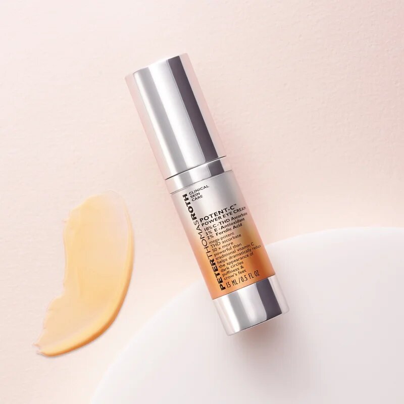 Peter Thomas Roth Potent-C Power Eye Cream хидратиращ крем за очи против отоци и тъмни кръгове 15 мл.
