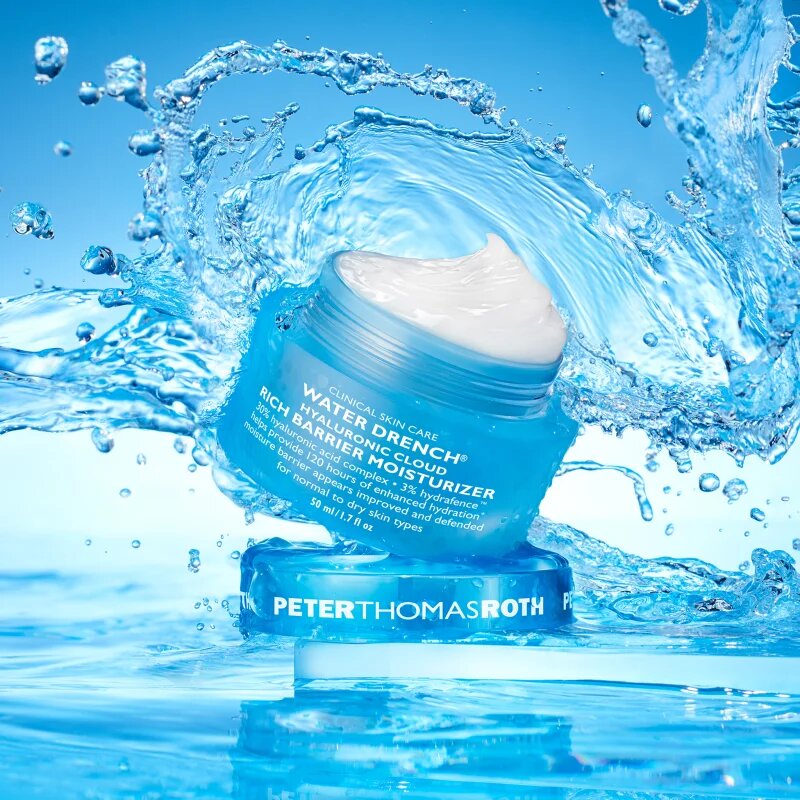 Peter Thomas Roth Water Drench Hyaluronic Cloud Rich Barrier Moisturizer богат хидратиращ крем възстановяващ кожната бариера 50 мл.