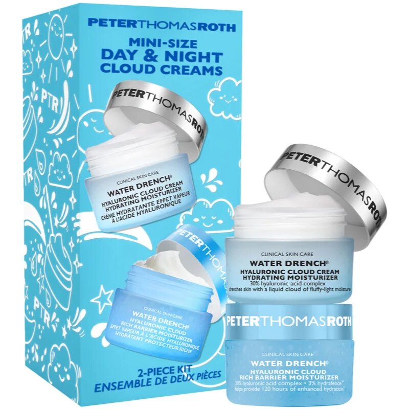 Peter Thomas Roth Water Drench Mini Day & Night Cloud Creams подаръчен комплект за интензивна хидратация