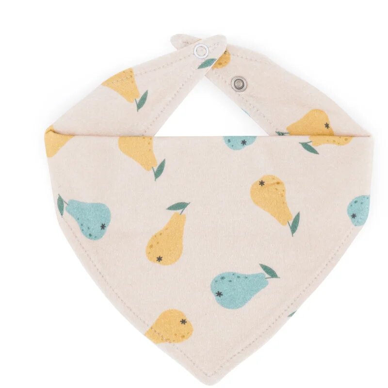 Petite&Mars Bandana Luke 3m+ лигавник Beige Pears&Intense Ochre 1 бр.
