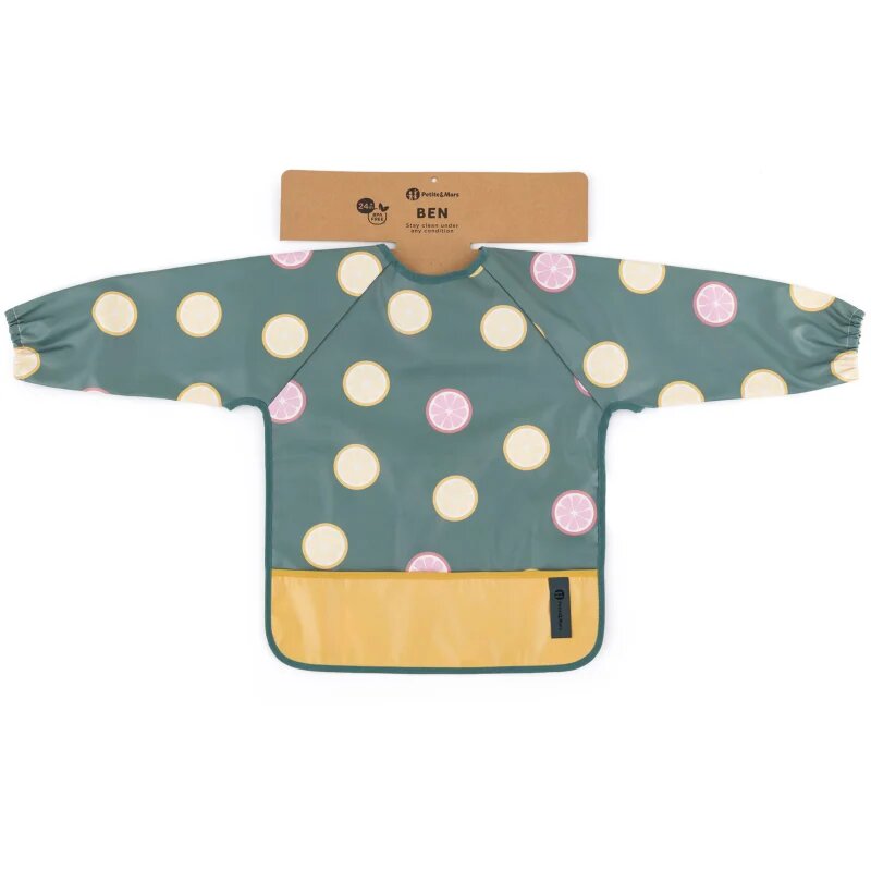 Petite&Mars Ben лигавник с дълги ръкави 2 y+ Beige Citrus 1 бр.