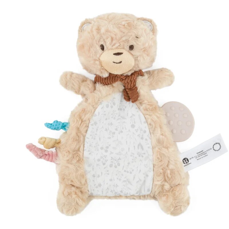 Petite&Mars Cuddly Toy Bear плюшена играчка за деца от раждането им Theo 1 бр.
