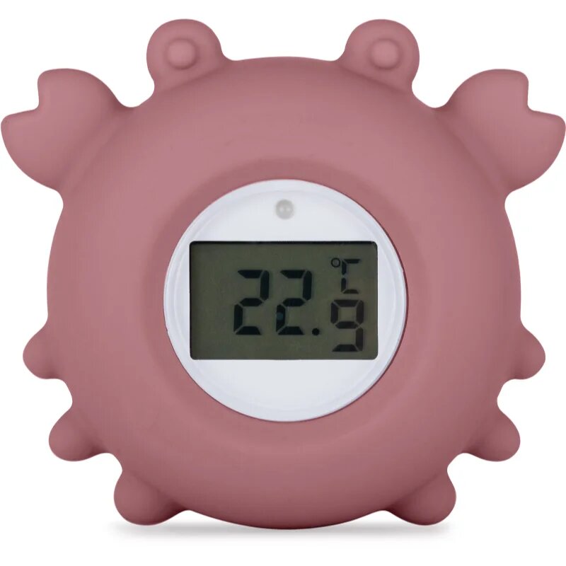 Petite&Mars Digital Silicone Water Thermometer 0m+ Дигитален термометър за ваната Crab Caleb 1 бр.