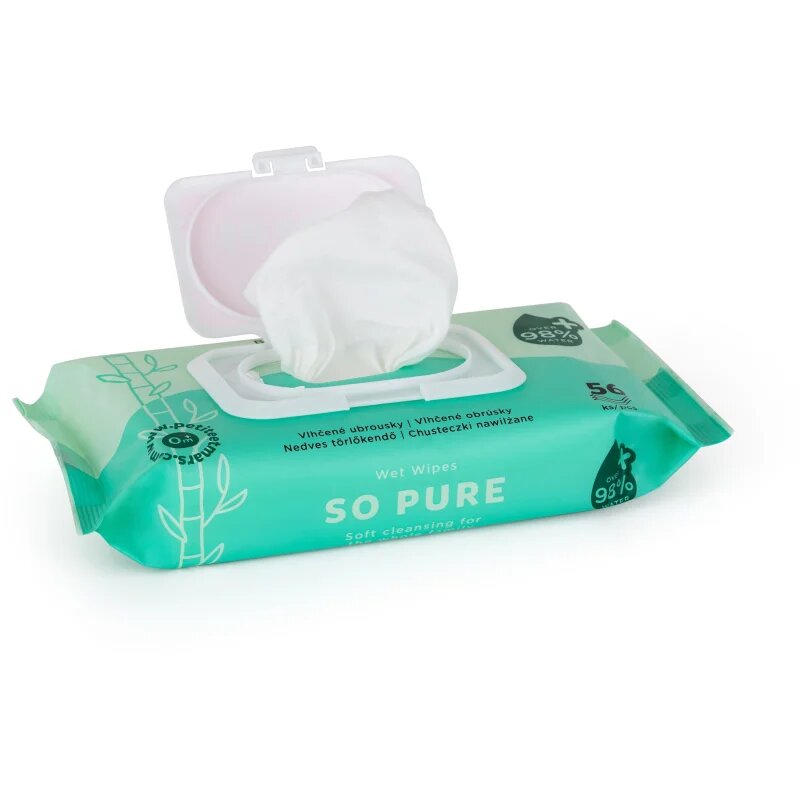 Petite&Mars So Pure мокри кърпички за деца 4x56 бр.