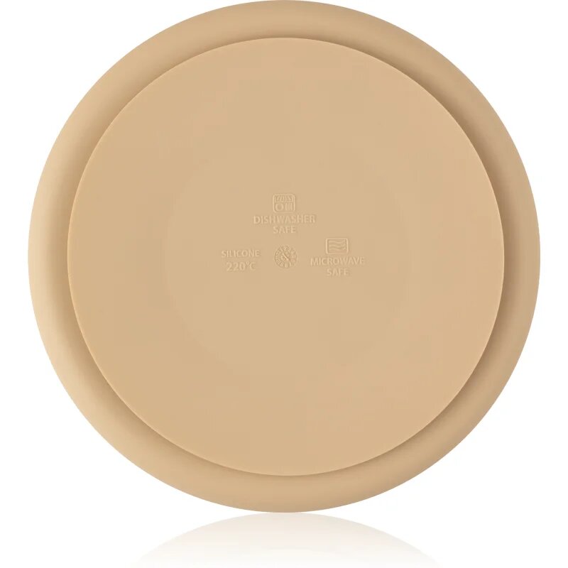 Petite&Mars Take&Match 6m+ разделена чиния кръгъл Desert Sand 1 бр.