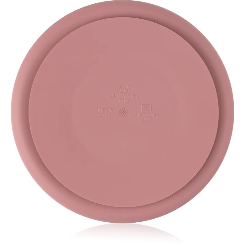 Petite&Mars Take&Match 6m+ разделена чиния кръгъл Dusty Rose 1 бр.