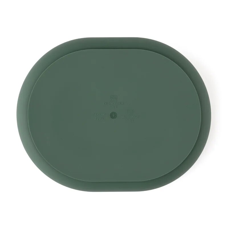 Petite&Mars Take&Match 6m+ разделена чиния с вендуза Misty Green 1 бр.