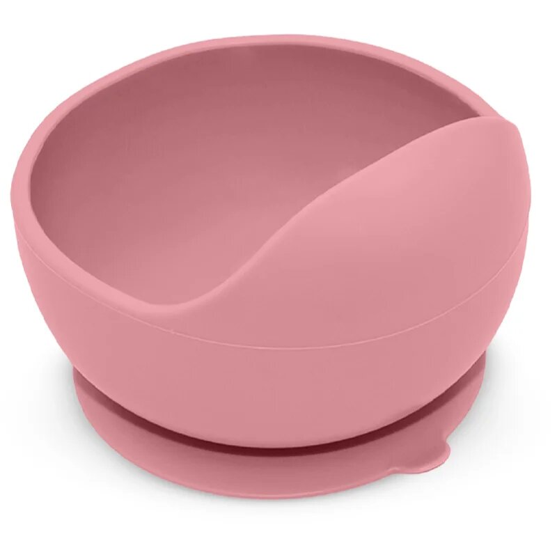 Petite&Mars Take&Match Silicone Bowl купичка с вендуза Dusty Rose 6 m+ 360 мл.