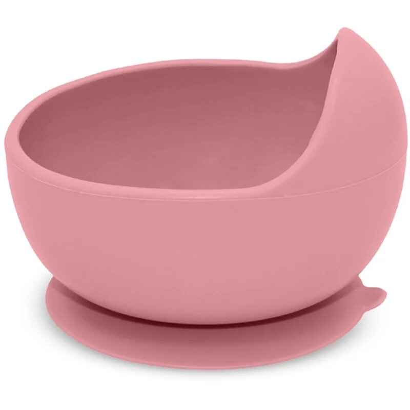 Petite&Mars Take&Match Silicone Bowl купичка с вендуза Dusty Rose 6 m+ 360 мл.