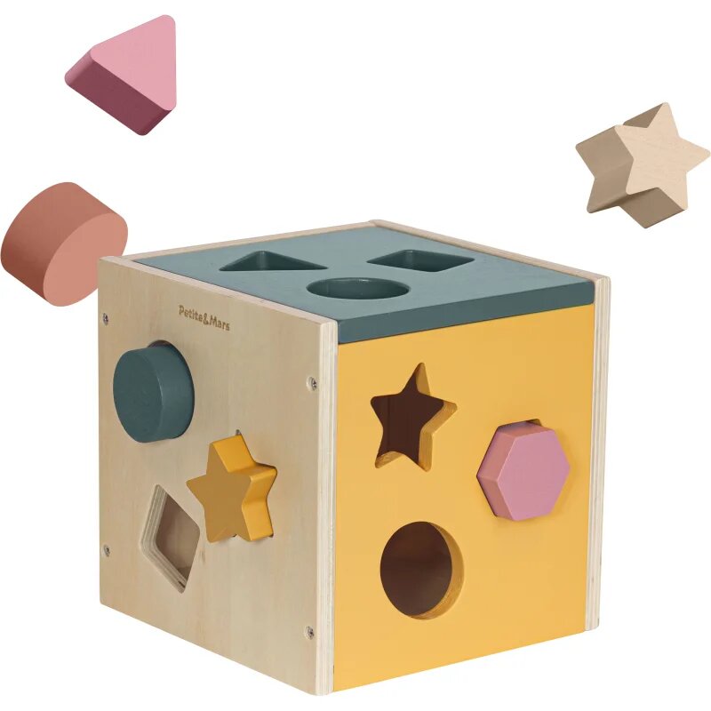 Petite&Mars Wood of Mars Gravity играчка сортер от дърво 12 m+ 1 бр.