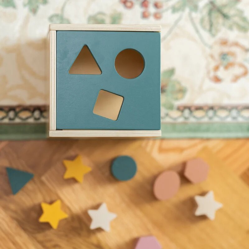Petite&Mars Wood of Mars Gravity играчка сортер от дърво 12m+ Cosmic Blue 1 бр.