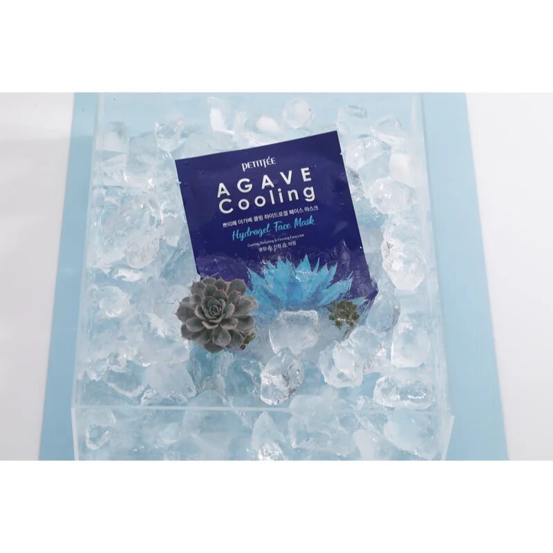 Petitfee Agave Cooling интензивна хидрогелна маска за успокояване на кожата 32 гр.
