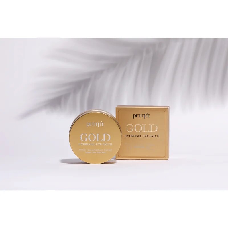 Petitfee Gold хидрогелова маска за зоната около очите с 24 каратово злато 60 бр.