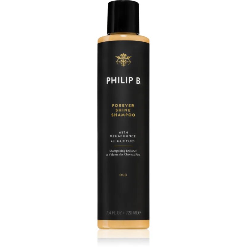 Philip B. Forever Shine изглаждащ шампоан за блясък и мекота на косата 220 мл.