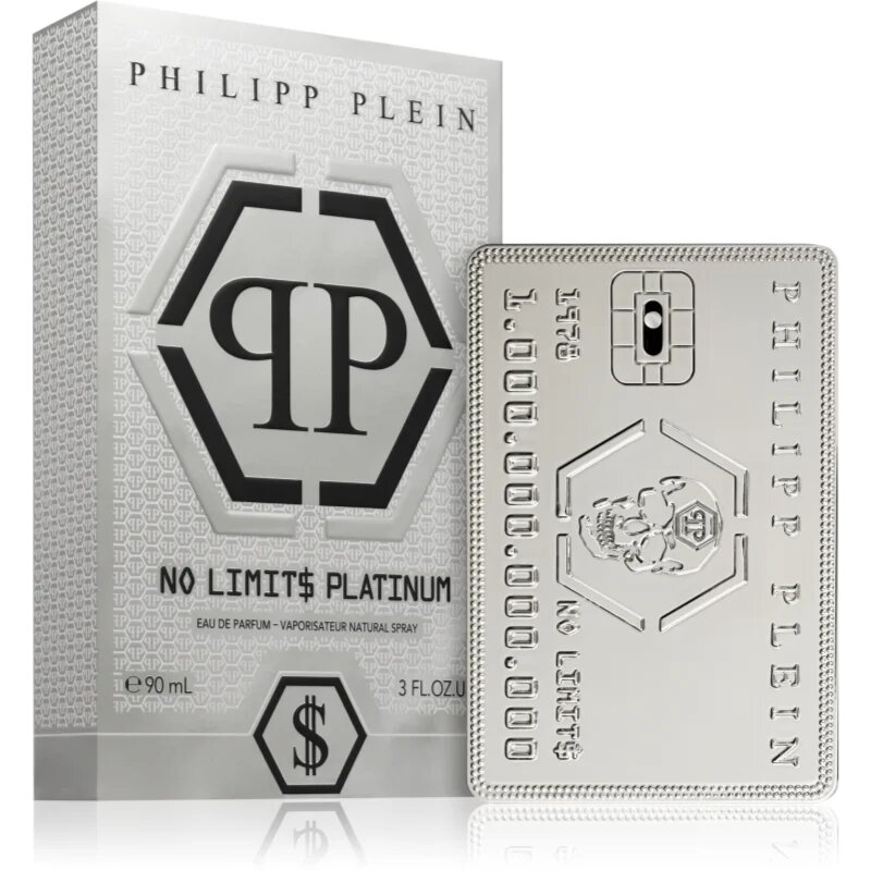 Philipp Plein No Limit$ Platinum парфюмна вода за мъже 90 мл.