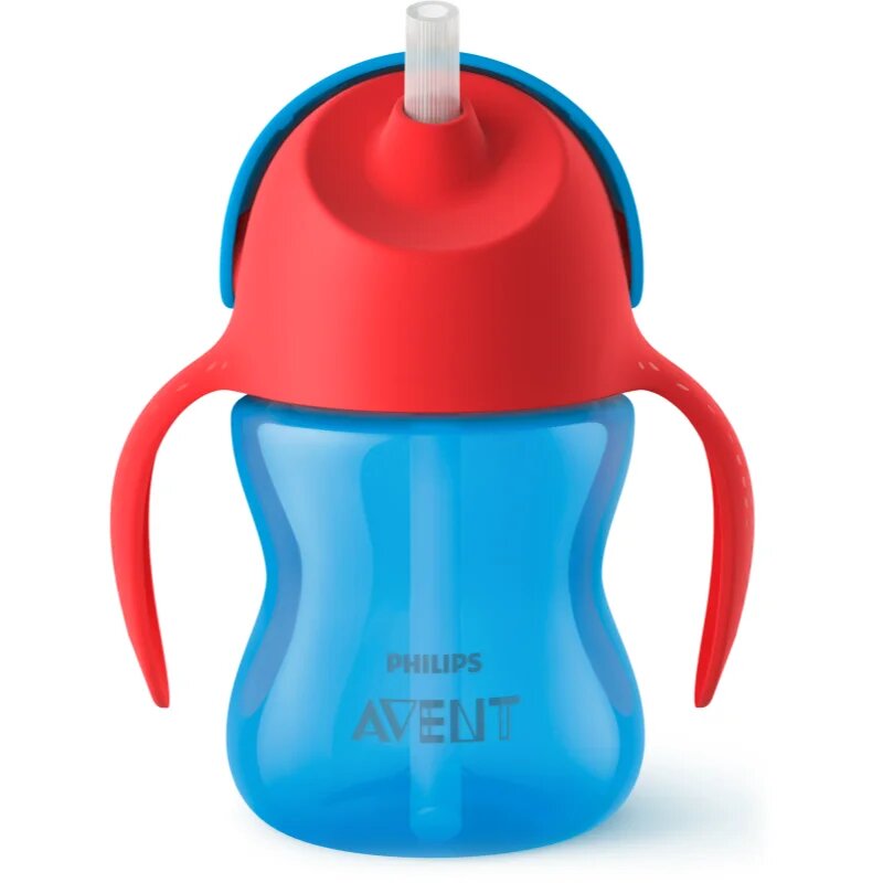 Philips Avent Bendy Straw SCF796/01 9m+ чаша с огъваща се сламка Blue 200 мл.