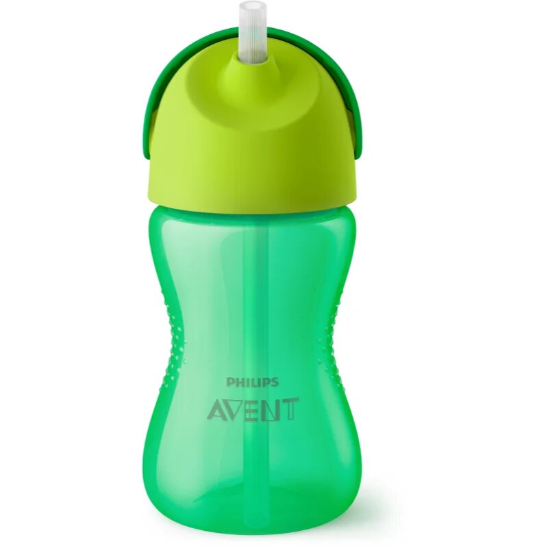 Philips Avent Bendy Straw SCF798/01 12m+ чаша с огъваща се сламка Green 300 мл.