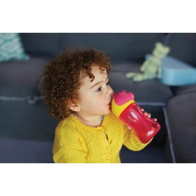 Philips Avent Bendy Straw SCF798/02 12m+ чаша с огъваща се сламка Pink 1 бр.