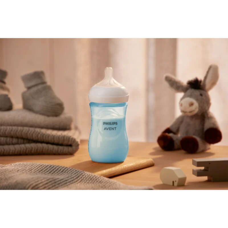 Philips Avent Natural Response SCY903/21 бебешко шише 3-6 m Blue 1 бр.