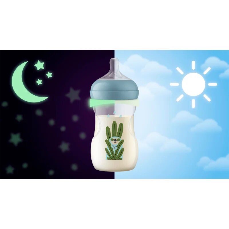 Philips Avent Natural Response SCY903/81 бебешко шише Night Koala / 3-6 m 1 бр.