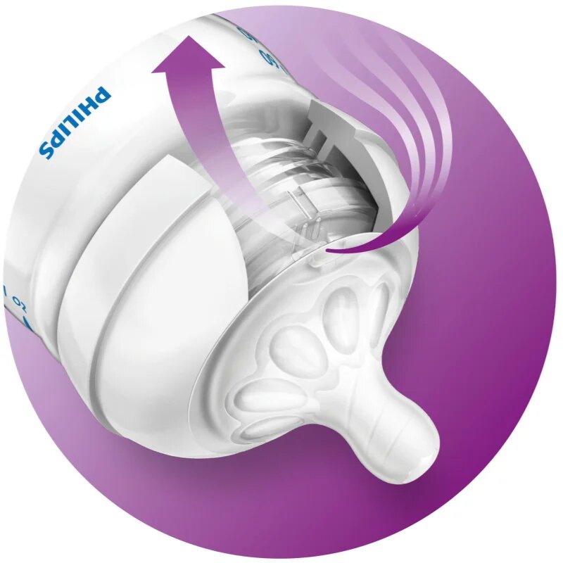 Philips Avent Natural SCF039/17 бебешко шише First Flow 0 m 1 бр.