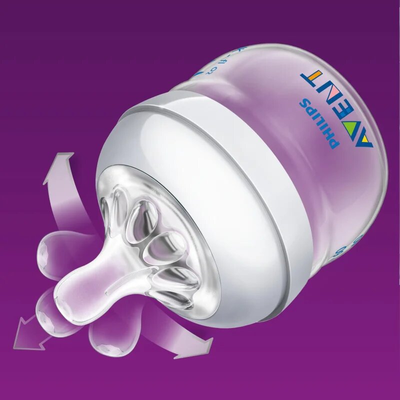 Philips Avent Natural SCF039/17 бебешко шише First Flow 0 m 1 бр.