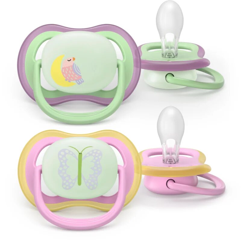 Philips Avent Ultra Air Day&Night SCF376/29 6-18m биберон Girl 2 бр.