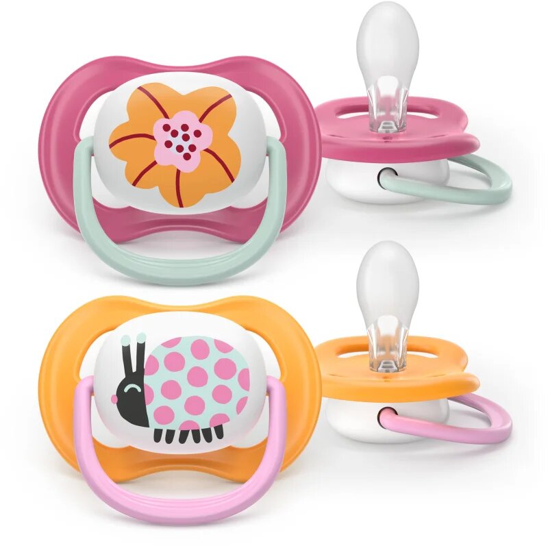 Philips Avent Ultra Air SCF080/27 6-18 m биберон Girl 2 бр.