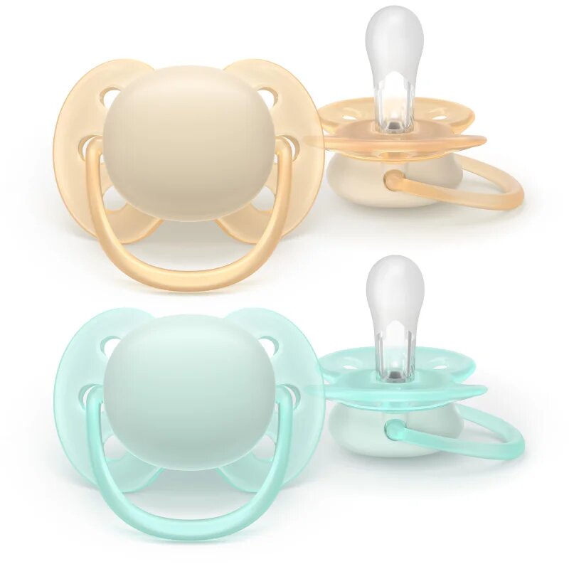 Philips Avent Ultrasoft SCF091/40 0-6 m биберон Neutral 2 бр.