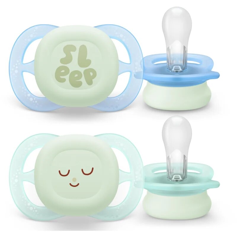 Philips Avent Ultrastart Day&Night SCF075/18 0-2 m биберон Boy 2 бр.