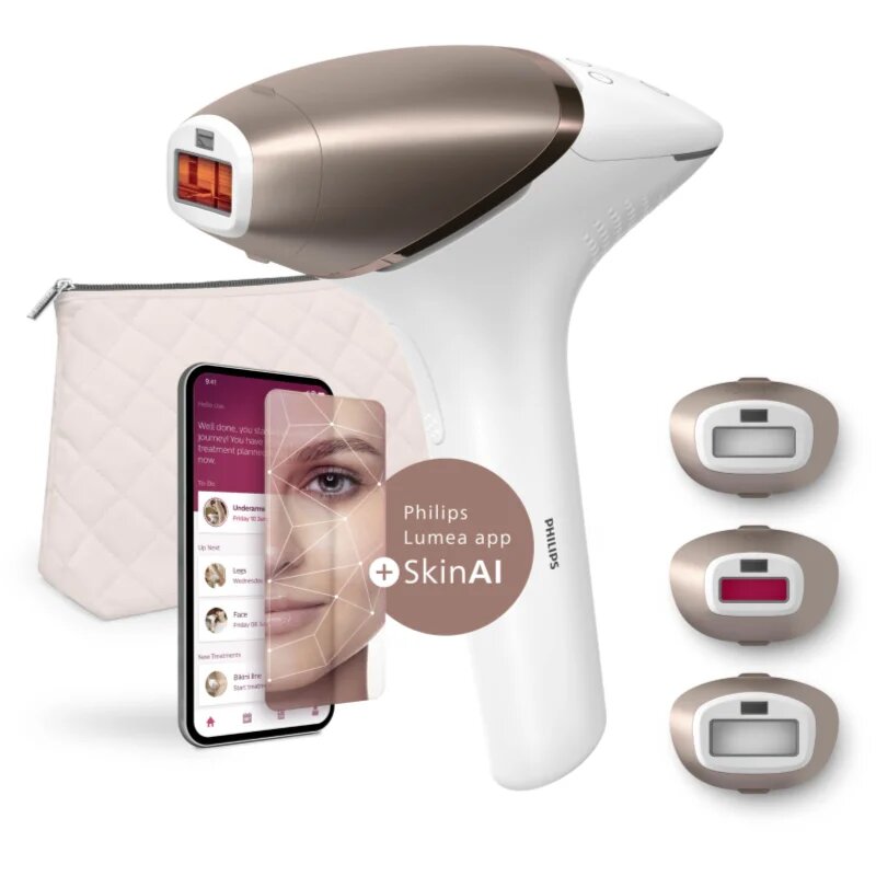 Philips Lumea Series 9900 SkinAI IPL BRI973/00 IPL епилатор за тяло лице бикини зоната и подмишниците 1 бр.