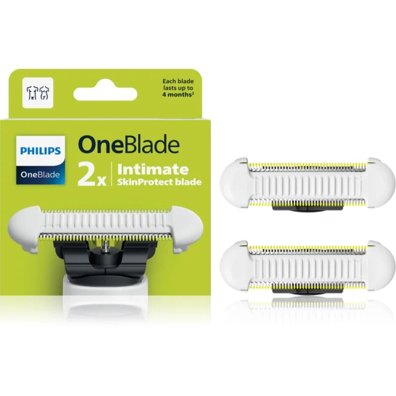 Philips OneBlade Intimate SkinProtect QP229/50 Резервни остриета for OneBlade Intimate QP1924/30 2 бр.